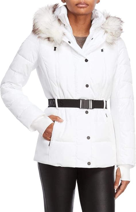 michael kors jacke weiß damen|Designer.